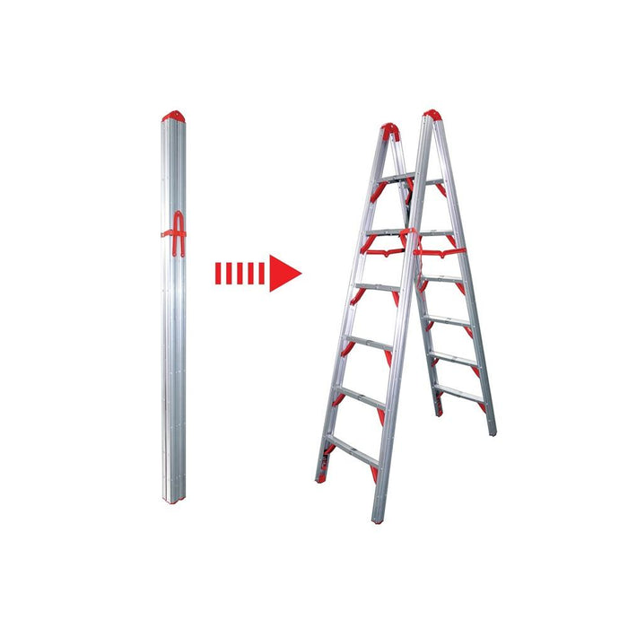 7FT Double Sided Folding Step Ladder - WIDOS Asia