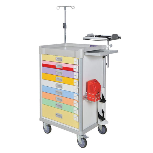 MX Pediatric Emergency Cart 37" (Color Coded) - WIDOS Asia