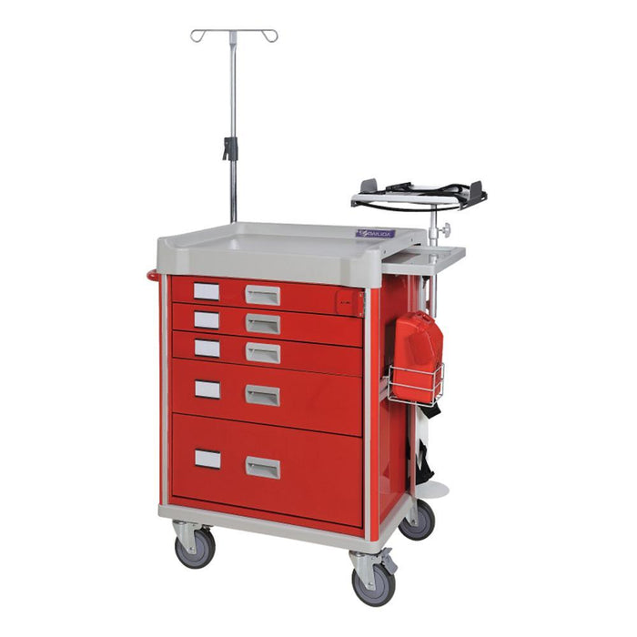 MX Emergency Cart 31" (Red) - WIDOS Asia